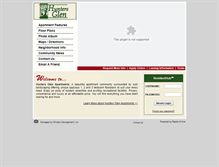 Tablet Screenshot of huntersglenapartmentssarasota.com
